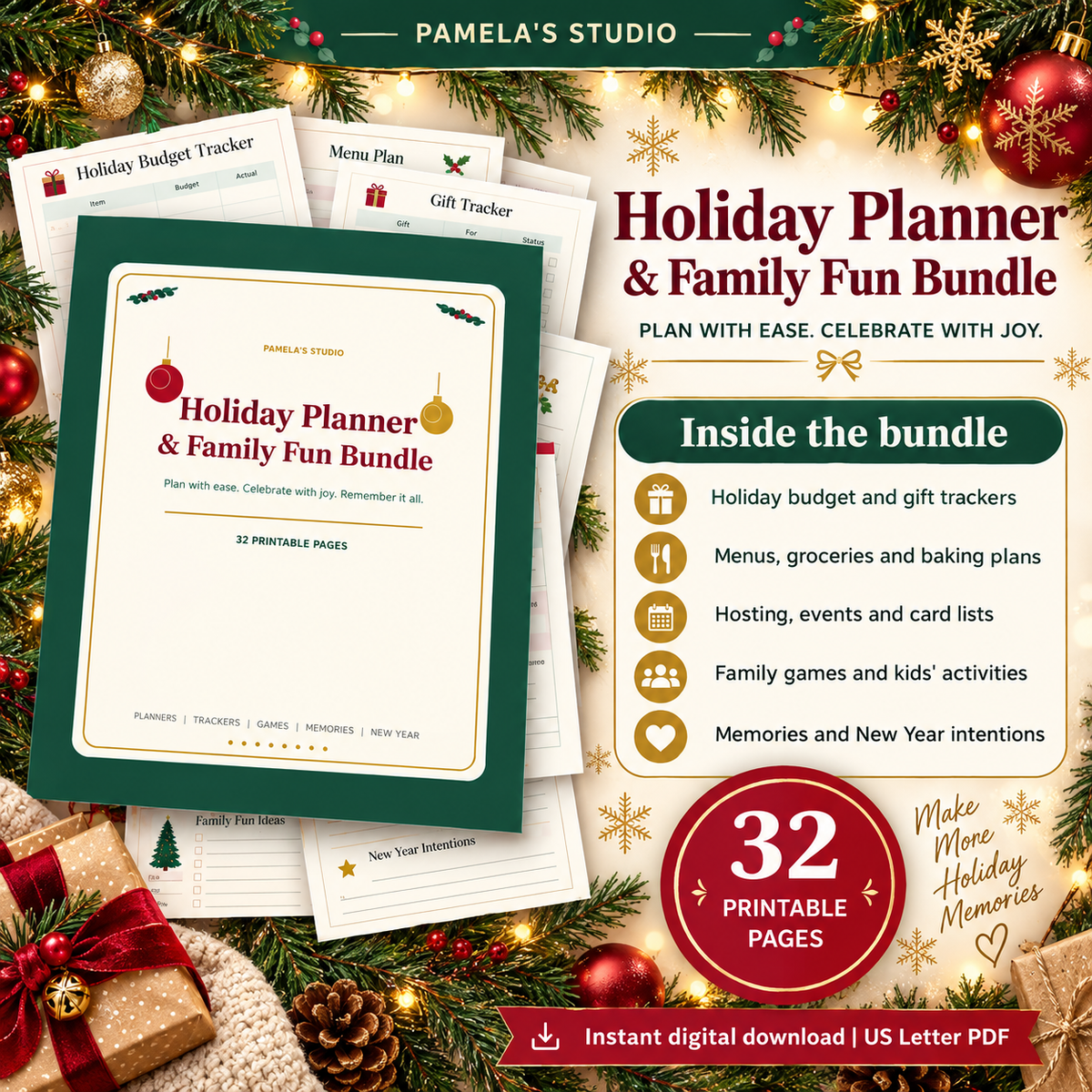 Holiday Planner & Family Fun Bundle